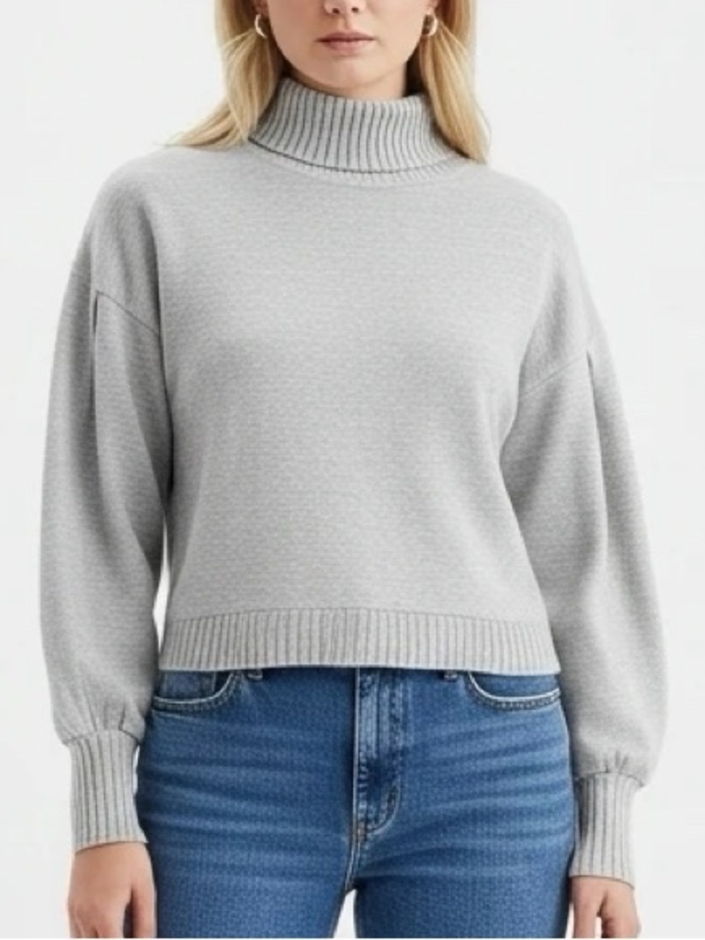 Nordstrom BP Grey Turtleneck Sweater